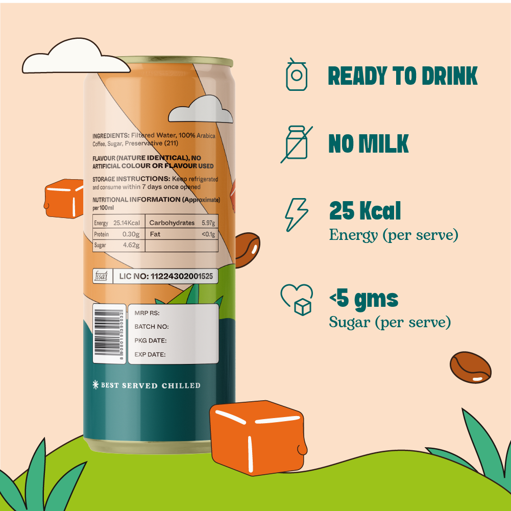 Caramel Mocha Cold Brew Coffee (Pack of 6)