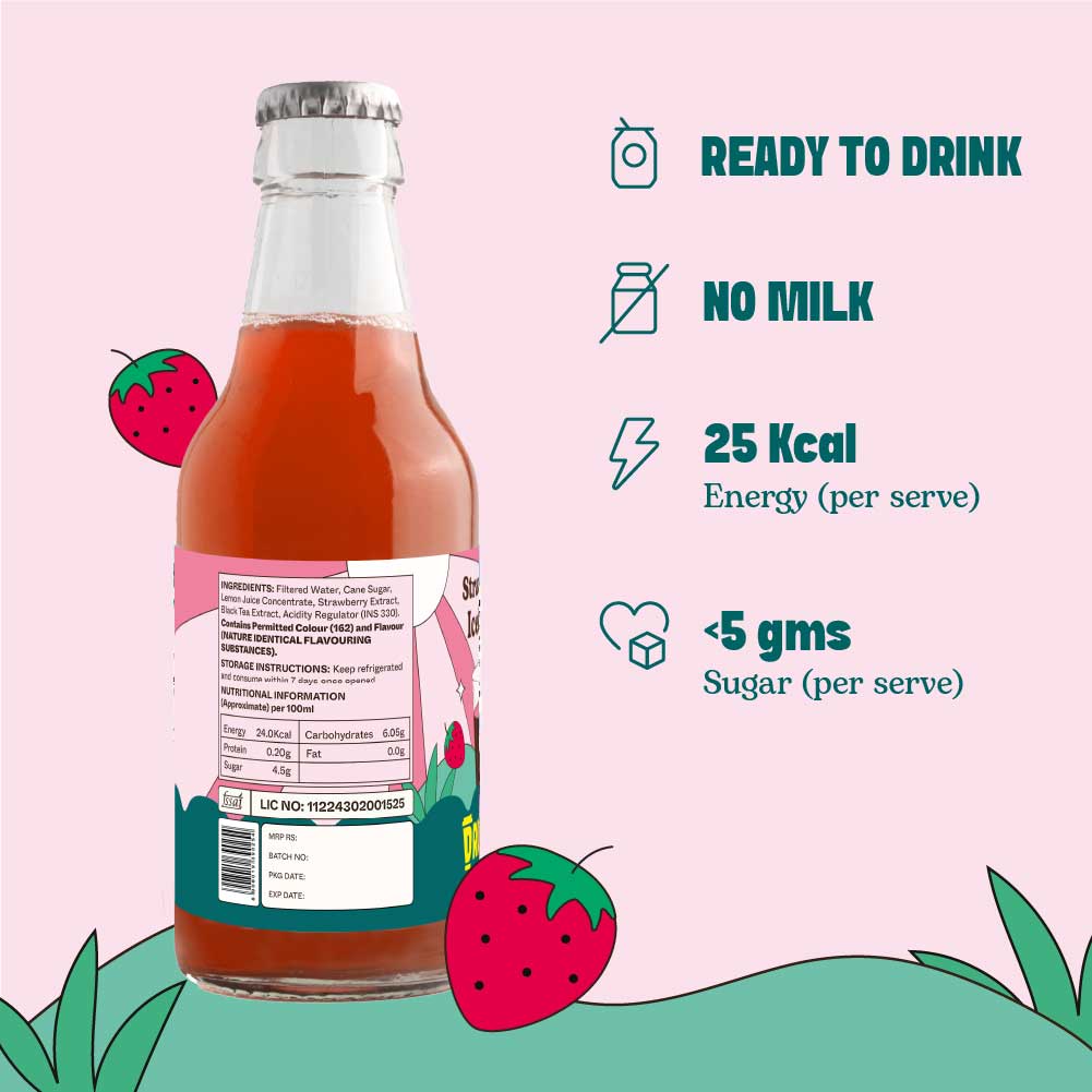 Strawberry Iced Tea (Pack of 6)