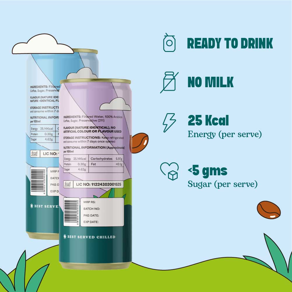 Assorted Cold Brew Coffees (Pack of 6)