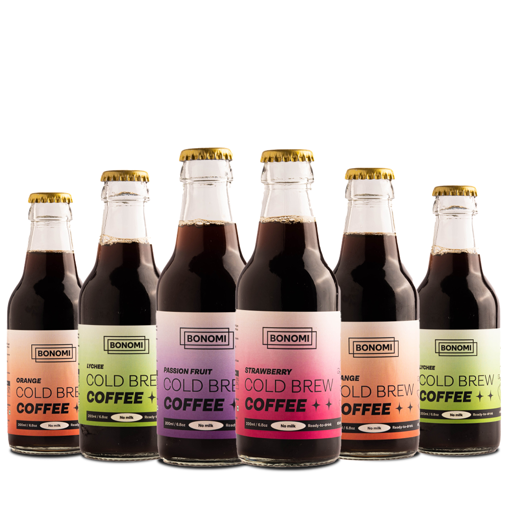 Assorted Fruit Cold Brew Coffee (Pack of 6)