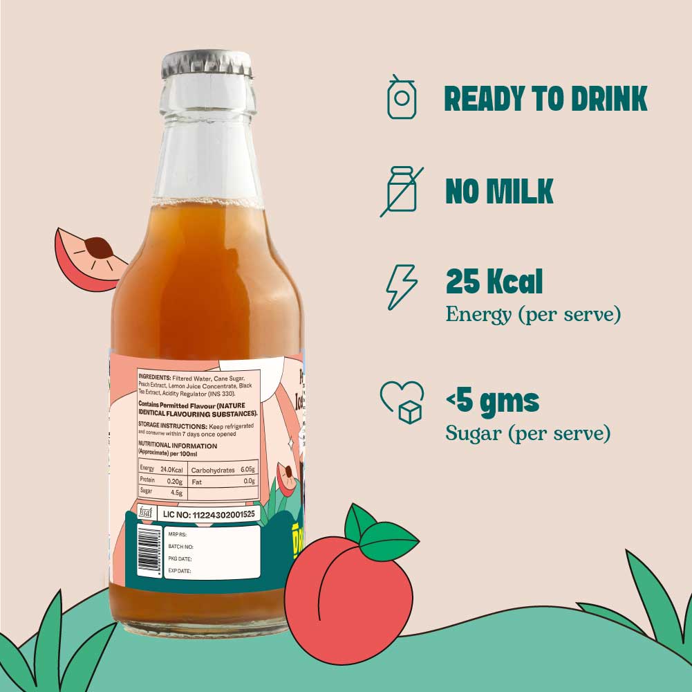 Peach Iced Tea (Pack of 6)