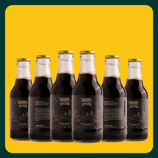 Whiskey Barrel Aged Cold Brew Coffee (Pack of 6)