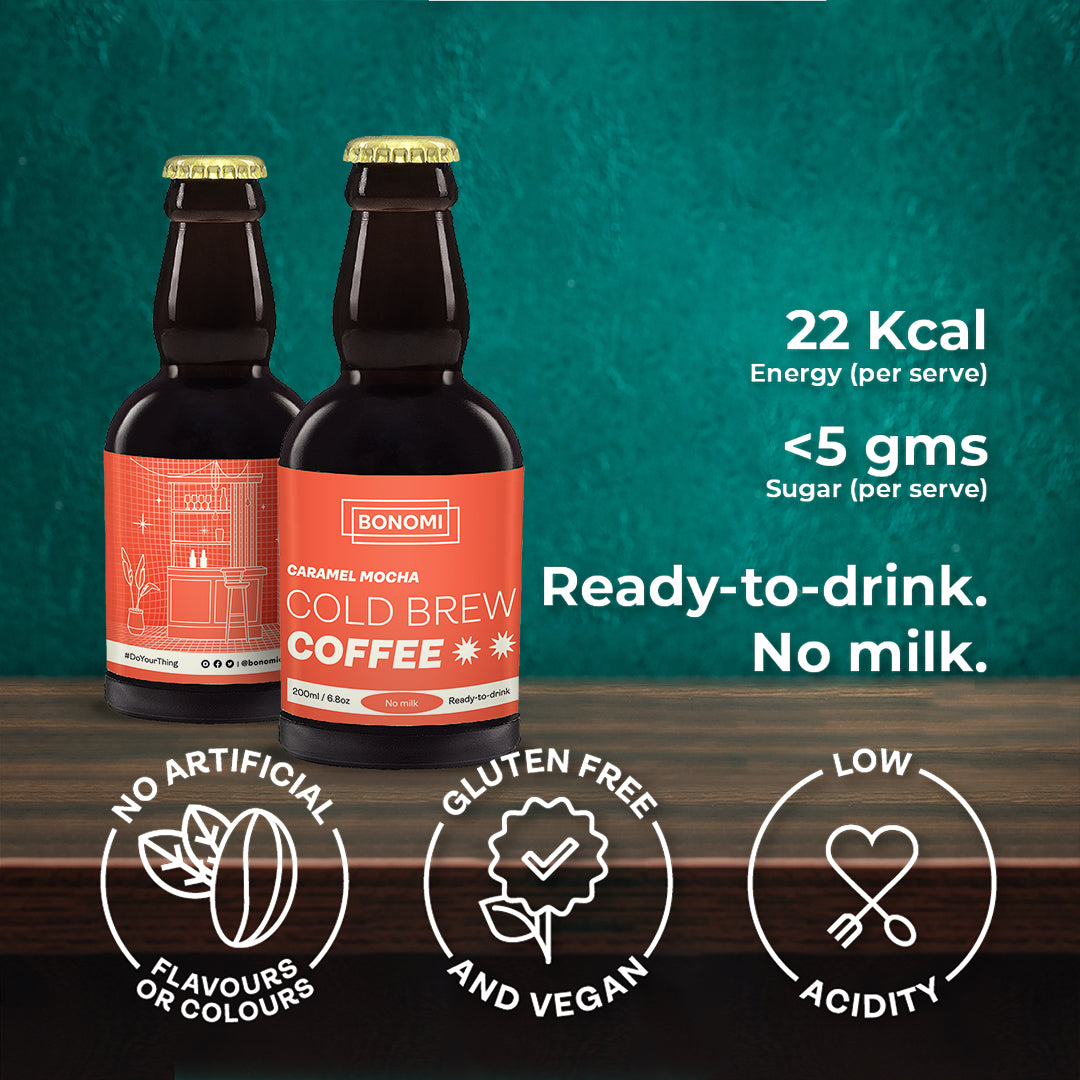 Caramel Mocha Cold Brew Coffee (Pack of 6)